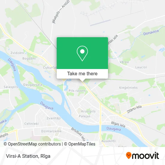 Virsi-A Station map