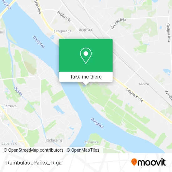 Rumbulas ,,Parks,, map