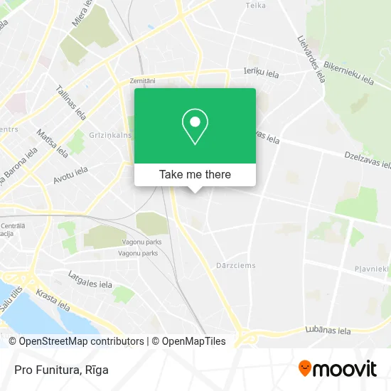 Pro Funitura map