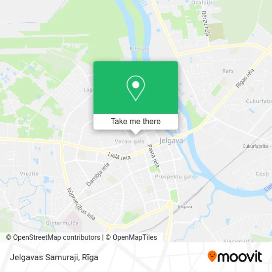 Jelgavas Samuraji map