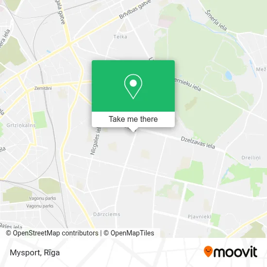 Mysport map
