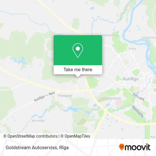 Goldstream Autoserviss map
