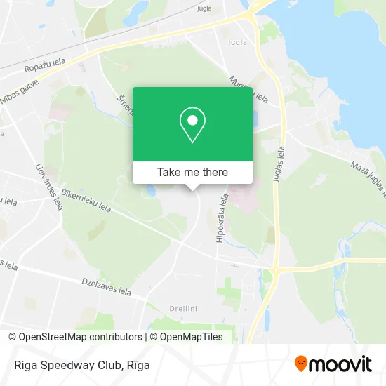 Riga Speedway Club map