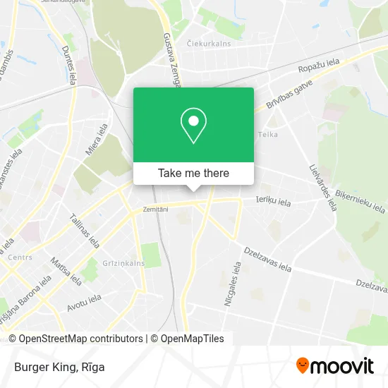 Burger King map