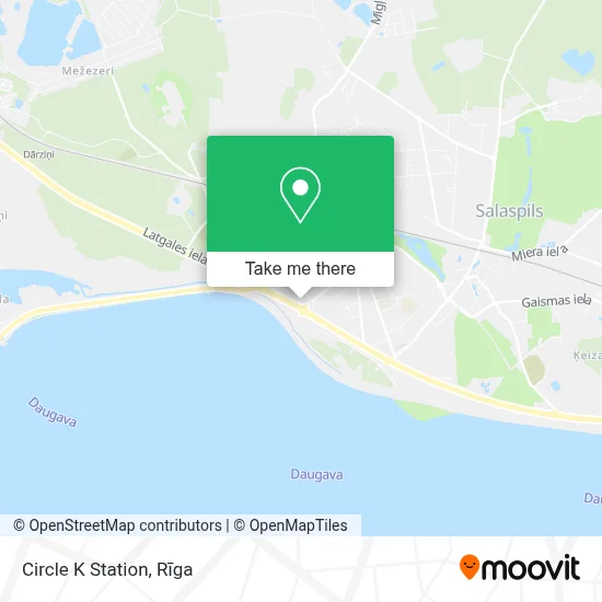 Circle K Station map