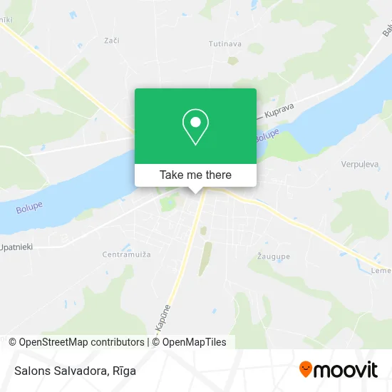 Salons Salvadora map