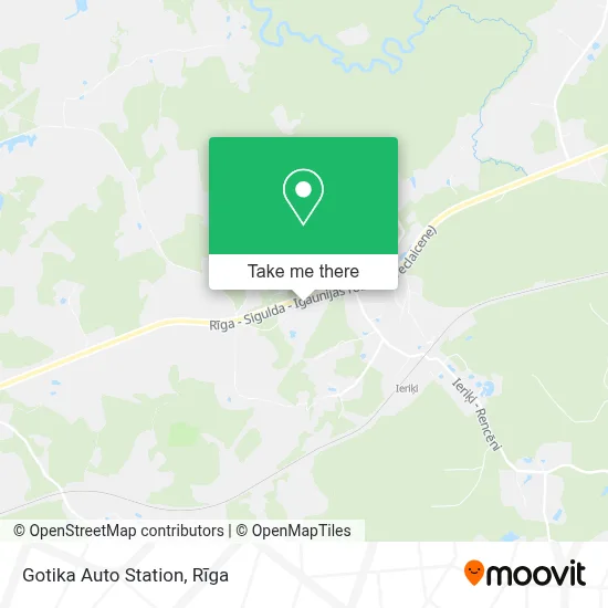 Gotika Auto Station map
