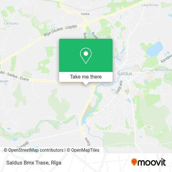 Saldus Bmx Trase map