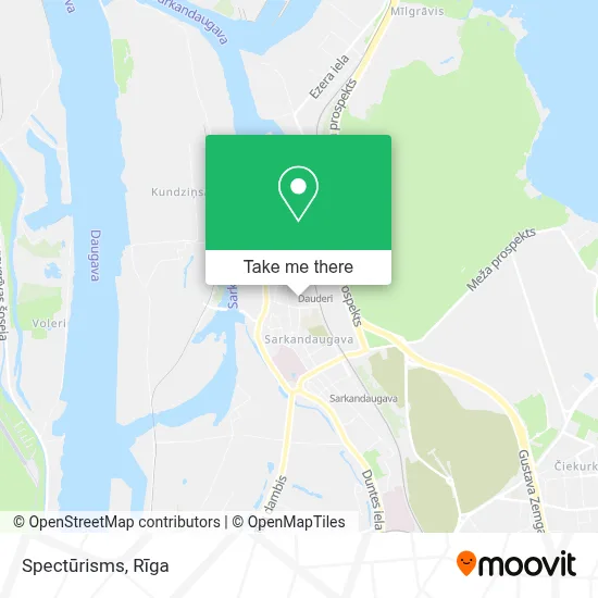 Spectūrisms map