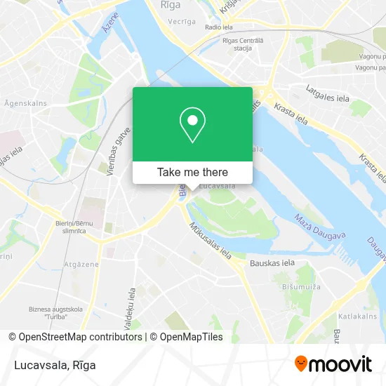 Lucavsala map