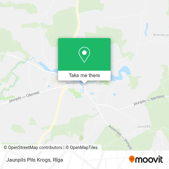 Jaunpils Pils Krogs map