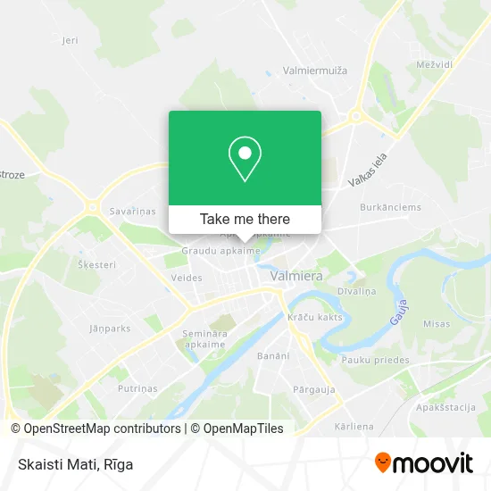 Skaisti Mati map