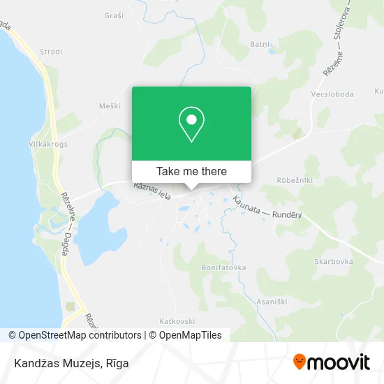Kandžas Muzejs map