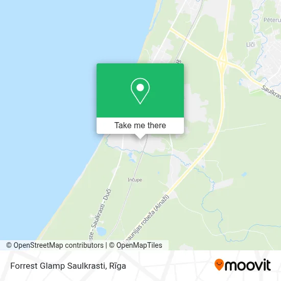 Forrest Glamp Saulkrasti map