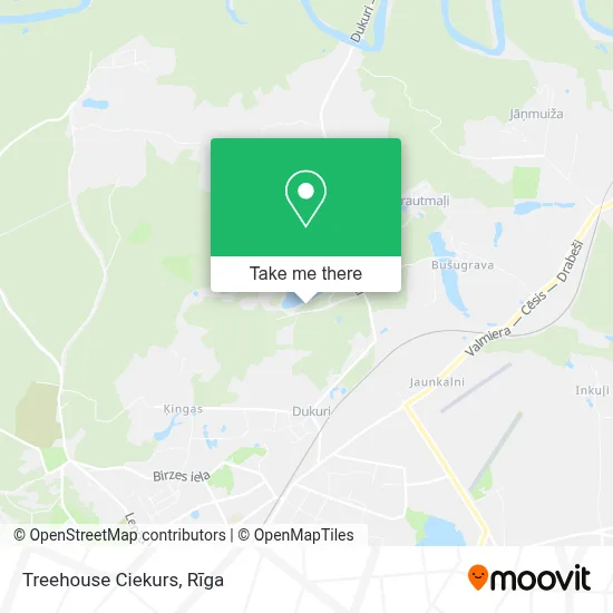 Treehouse Ciekurs map
