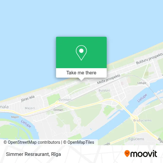 Simmer Resraurant map