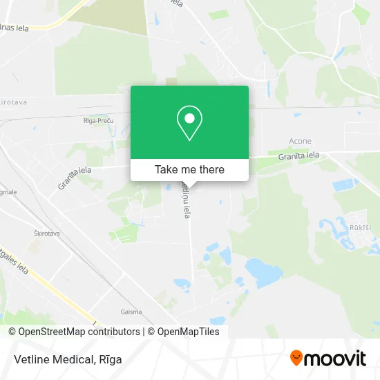 Vetline Medical map