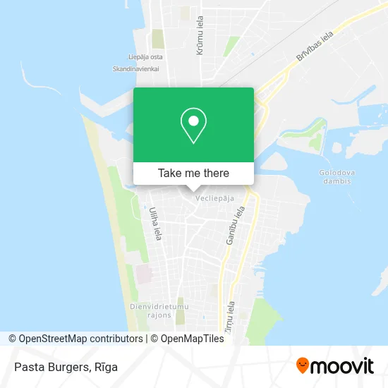 Pasta Burgers map