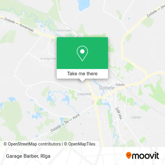 Garage Barber map
