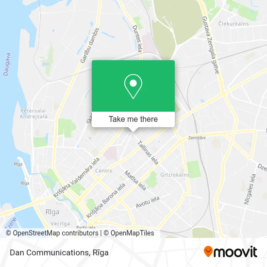 Dan Communications map