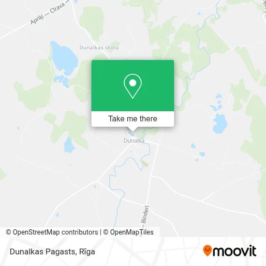 Dunalkas Pagasts map