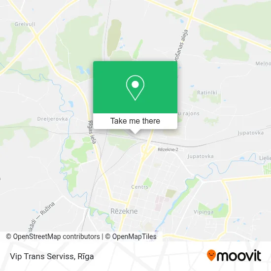 Vip Trans Serviss map