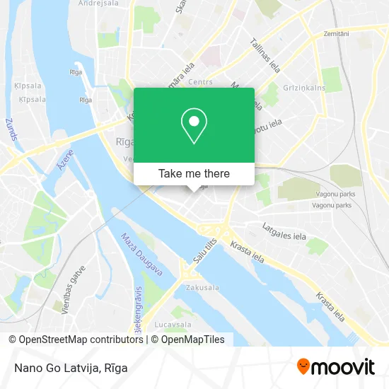 Nano Go Latvija map