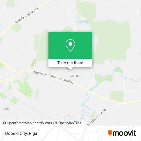 Dobele City map