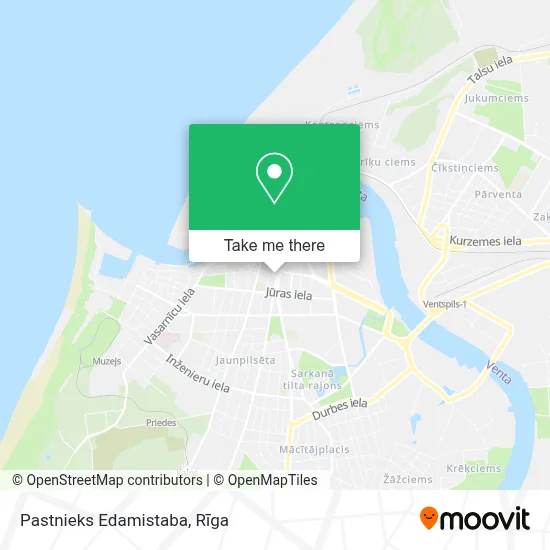 Pastnieks Edamistaba map