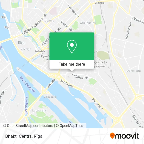 Bhakti Centrs map