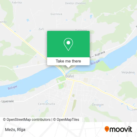 Mežs map