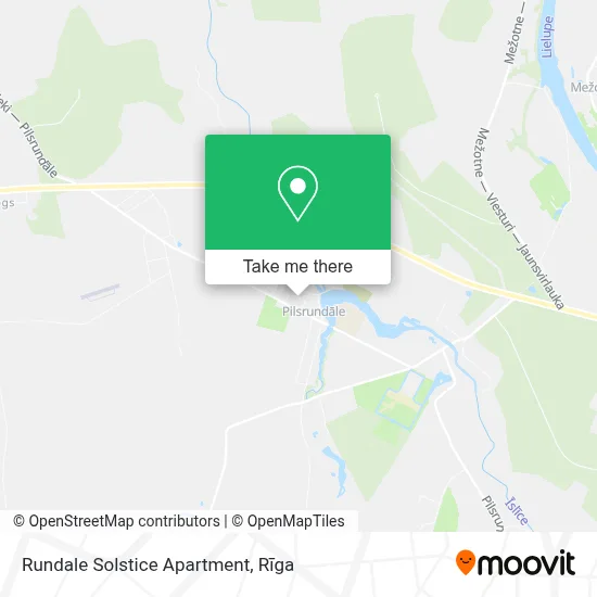 Rundale Solstice Apartment map