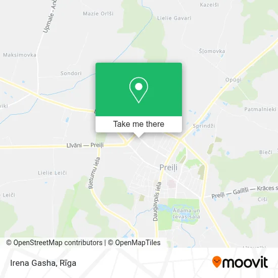 Irena  Gasha map