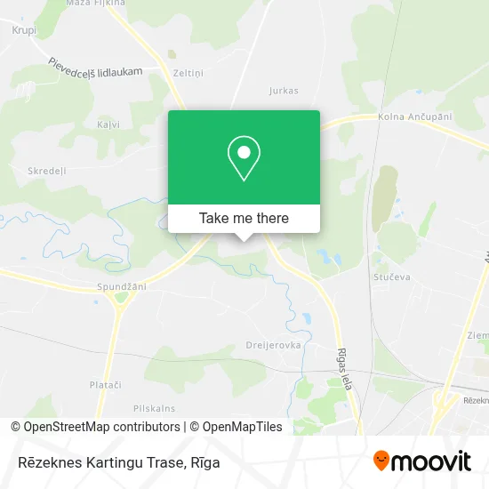 Rēzeknes Kartingu Trase map