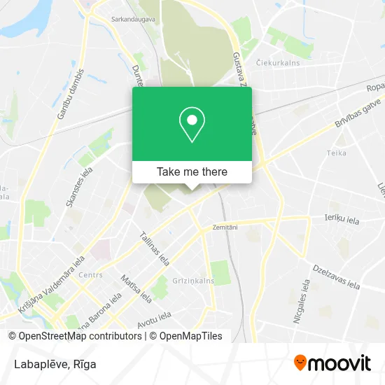 Labaplēve map