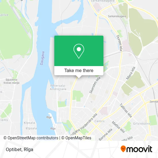 Optibet map