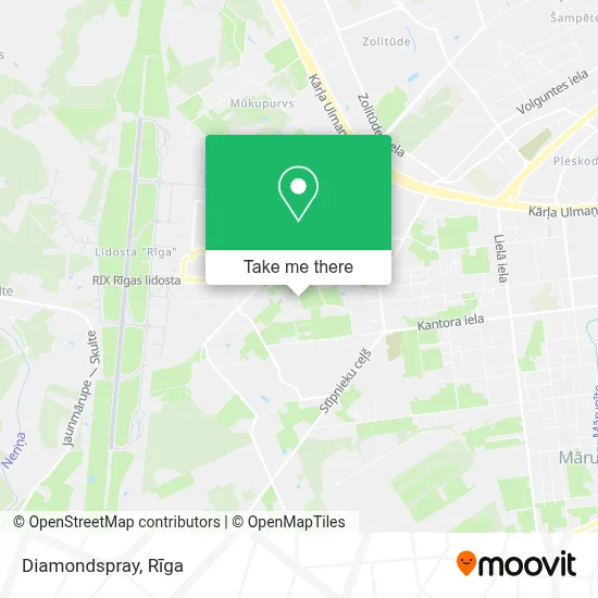 Diamondspray map