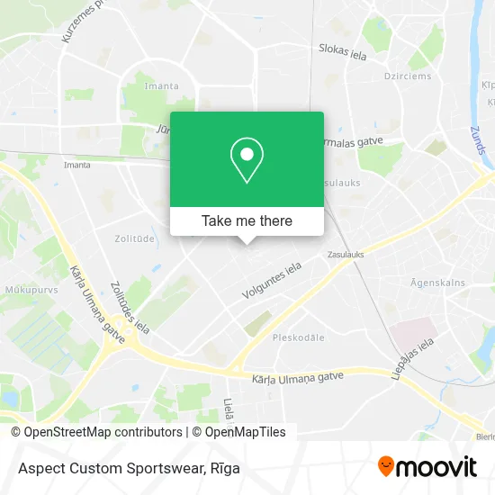 Aspect Custom Sportswear map