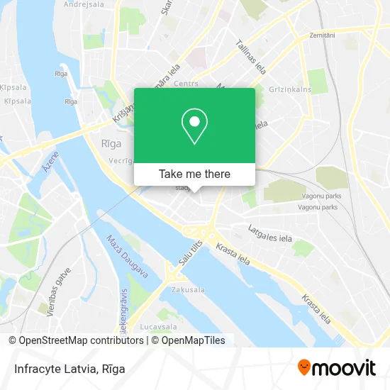 Infracyte Latvia map