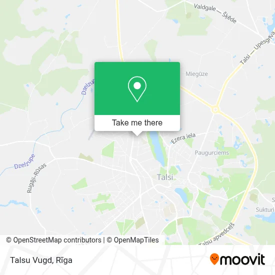 Talsu Vugd map
