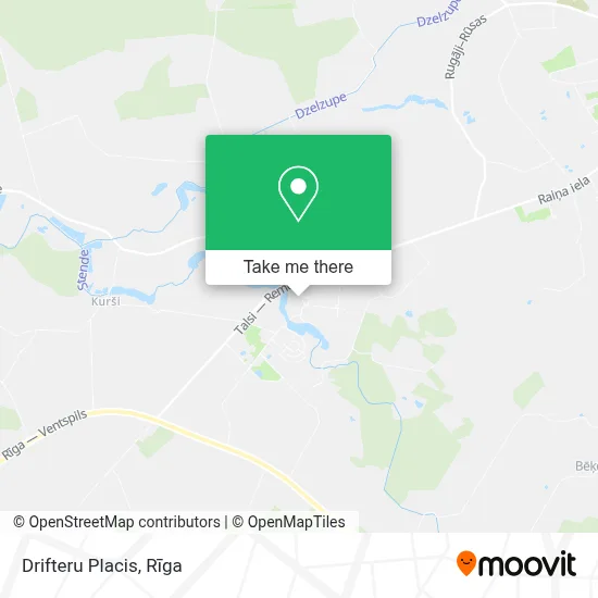 Drifteru Placis map