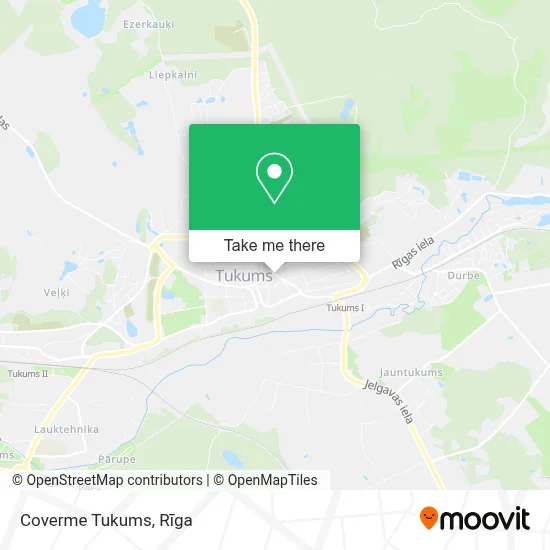Coverme Tukums map