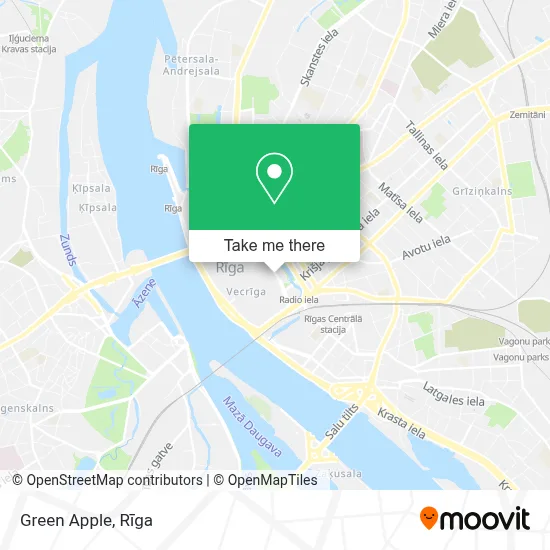 Green Apple map