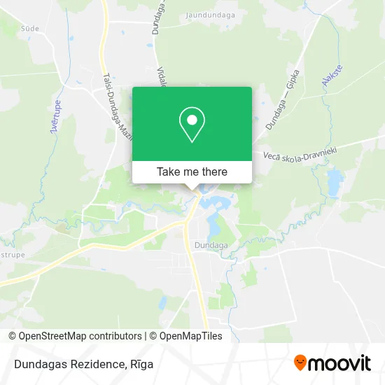 Dundagas Rezidence map