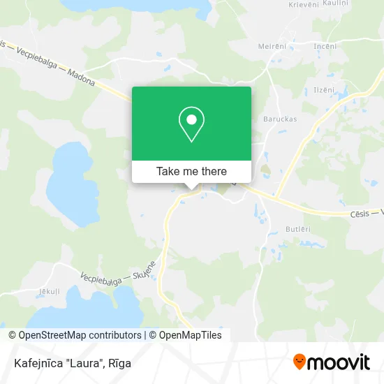 Kafejnīca "Laura" map