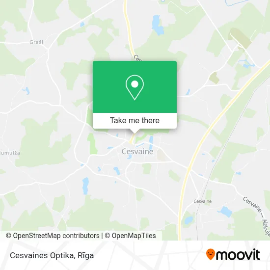 Cesvaines Optika map