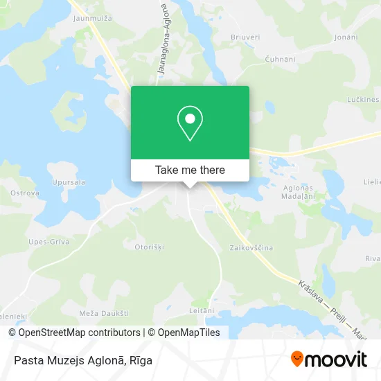 Pasta Muzejs Aglonā map