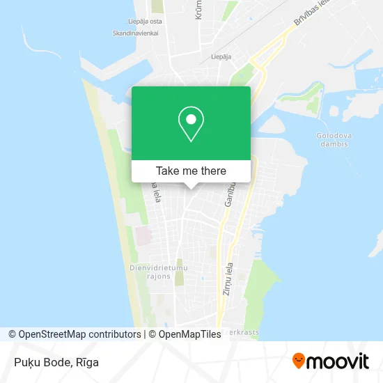 Puķu Bode map