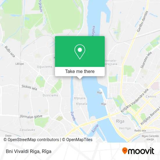 Bni Vivaldi Riga map