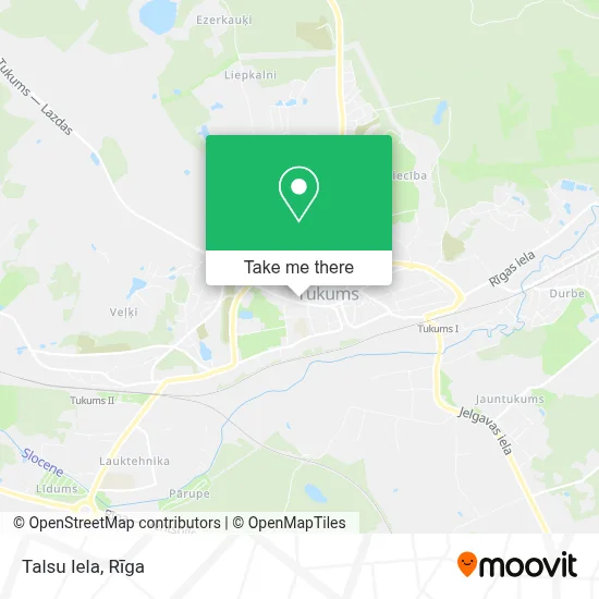 Talsu Iela map
